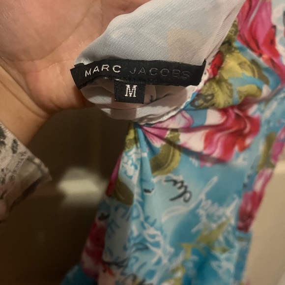 Vintage Marc Jacob fFloral Halter Dress with Ruffle Skirt - Picture 2 of 3